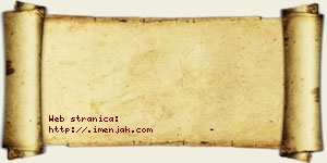 Hana Rajačić vizit kartica